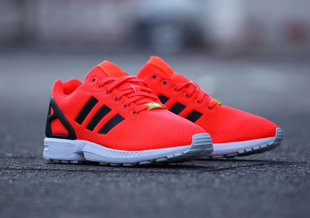 adidas zx flux femme rouge